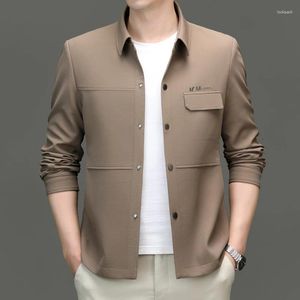 Men's Jackets Fashion Business Casual Preside Over A Thin Solid Color Korean Version Of Gentleman Work Wedding Slim-fit Trend Jacket