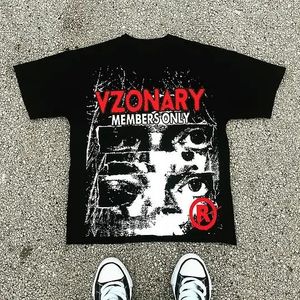 HARAJUKU LETTER GRAFIC T SHIRTS Y2K TOPS PRINT SUPPLY T -shirt gothic Pro Choice Streetwear Goth Men Clothing 240430