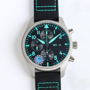 Watchman Designer Watch Otomatik Mekanik Hareket İzle 43mm Paslanmaz Çelik Kılıf Deri Şerit Kronograf Montre De Luxe Sıradan Saat Spor Saati