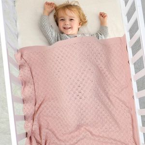 Filtar baby super mjuk småbarn spädbarn bomull swaddle wrap född bebes unisex mattor för barn barnvagn sängkläder soffa korgtäcke