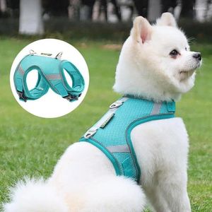 Hundhalsar Medium Harness Air Mesh Pet No Pull Walking Training Liten STORA BIG DOGS CHEST RAP -produkt