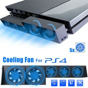 Джажоктичные базовые вентиляторы подставки для Sony PS4 Pro Slim Console Console Play Station PlayStation PS 4 Охлаждающая поддержка охлаждения держатель аксессуаров игра