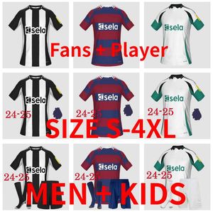 Xxxl 4xl 24 25 Nufc Gordon Tonali Soccer Jerseys Kit Kit 2024 2025 Бруно Г. Сент -Уилсон Максимин Исак Шелви Алмирон Юнайтедс Вратарь Дом в гостях.