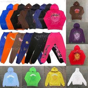 Erkek Hoodies Sweatshirts Tasarımcı Spder Hoodie Pantolon Pembe Örümcek Kapşonlu Hoodies Adam Kadın Takip Dışarıda Sweatpants Örümcekleri Yeşil Genç Thug Baskı Web Sweatshir