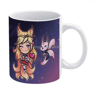 Mugs Star Guardian Ahri Coffee 330ml Creative Travel TANG E CUP OFFICE DEAZZA TAZZA CURA KAWAII