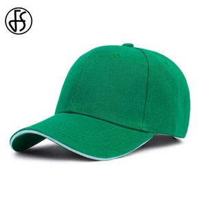 Ball Caps FS Стильные оранжевые зеленые бейсбольные шапки для мужчин хлопковое вымытое каскадером Шляпа Sun Shade Женская летняя шапка Gorras Hombre 2024 Y240507