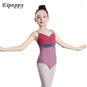 Stage Wear Girls' Ballet Dance Clothes Summer Sling Practice Professional Grading Gymnastics Chinese National Children's