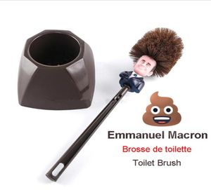 Emmanuel Macron WC Toilette France Presidente Presidenza Pennello per la spazzola per la toilette Rendi il water Again Cleanser Brosse de Toilette 21229017