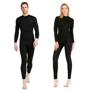 Anzüge SBART 1,5 mm volle schwarze nasse Anzüge für Mann Frau Nylon Neopren ein Stück Sonnenschutzmittel langlebiger thermischer Tauchanzug Schwimmen Surfen