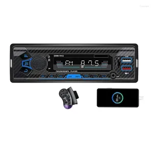 Organizador de carros único Din estéreo de 7 polegadas FM Sistema de rádio mp3 player bluetooth chall de mão dupla USB carregamento rápido