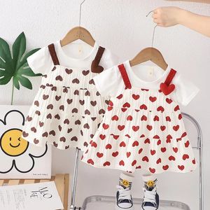 Girl Dresses Girl Dress Summer 2024 Children Cotton Cute For Baby Birthday Party Abbigliamento Kids Princess Costume Toddler Outfit 3 4y