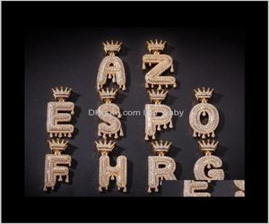Модная роскошная дизайнерская цепь из нержавеющей стали корона 24 буквы ожерелье для мужчин.
