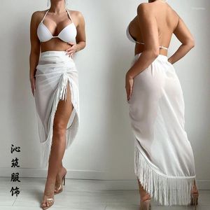 Женское пляжное платье с покрытием 2024 года сарафта