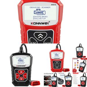 New Konnwei KW310 OBD2 für Auto OBD 2 Diagnosewerkzeug Automobil -Scannerauto -Tools Russische Sprache PK ELM327