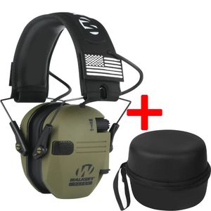 2024戦術的な電子射撃Earmuff Anti-Noiseヘッドフォンサウンド増幅聴覚保護ヘッドセット折りたたみ240507