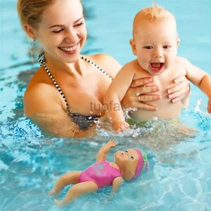 Bath Toys Fun swimming doll simulation wind-up doll model childrens bathing and bathing bathroom toys d240507