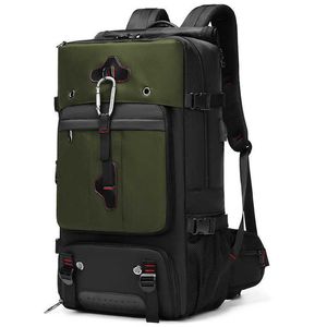 Backpack de viagens de viagem Backpack de grande capacidade Bolsa de bagagem Mochila Multifuncional à prova d'água Backpack de montanhismo 231115
