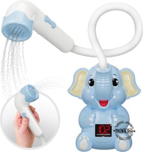 Bath Bath Toys Banheiro Chuveiro com chuveiro Termômetro Electric Elephant Water Spray Water Toys Tattoo Tattoo Toys 240506