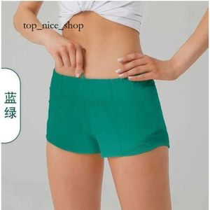 Lulushorts Women Summer Yoga Hotty Hot Shorts Breattable Snabbtorkning Sport Underwear Women's Pocket Running Fitness Pants New High End 2796