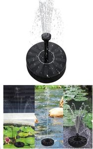 Schwimmender Solarbrunnen Garten Wasser Füllbrieftkühlung Dekor Solarpanel angetrieben Füllbrontain Wasserpumpe Garten Patio Rasendekoration8793685