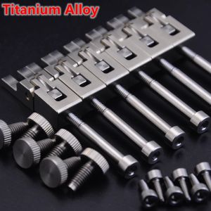 Acessórios Titanium Alloy Guitar Bridge Saddle para FR Tremolo System Bridge