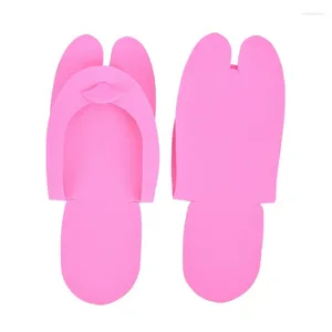 Casual Shoes 12 Pairs Disposable Foam Slippers Portable Travel EVA Flip Flop Pedicure Beach For El Nail Salon Spa Sandals