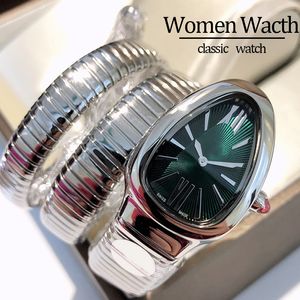 CLASIC Watch Women Watch Watches High Quality Women Watches Designer Watches armbandsur 32 mm rostfritt stål Watchstrap Diamond Bezel Casual Dress Snakes Watch Watch