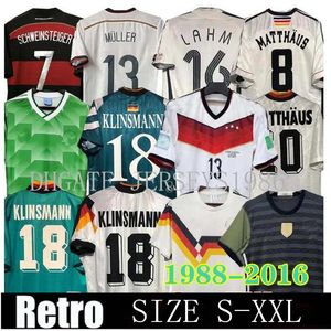 Weltmeisterschaft 1990 1998 1988 1996 Deutschys Retro Littbarski Ballack Soccer Jersey Klinsmann 2006 2014 Shirts Kalkbrenner 1996 2004 Matthauthassler Bierhoff Klose 66