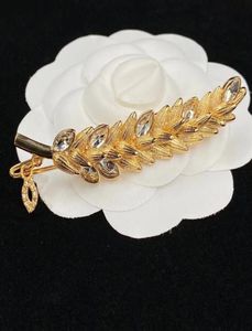 Mode Suimai Hair Clips Barrettes Ladies 18K Gold Hochqualitätsmarke Designer Haarclip Schmuck 9180267