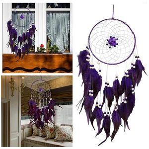 Dekoratif figürinler büyük boho duvar asılı dekor Dreamcatchers dokuma el yapımı geleneksel dairesel ağ yatak odası ev dekorasyon dev