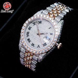 Redleaf Jewelry VVS Moissanite Watch Mechanical Watch Luxury Jewelry Diamond Watches