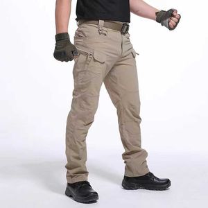 Męskie spodnie Urban Tactical Cargo Spodnie Klasyczne piesze wędrówki na świeżym powietrzu taktyczne spodnie joggingowe Camo wojskowy multi kieszeni spustę spustę kieszonkową2405