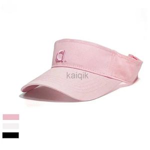 Czapki kulkowe al Yoga Hat Men kobiety Regulowana ochrona nad daszrem Top Pusty solidny sport tenisowy Kaprada przeciwsłoneczna Baseball Cap D240507