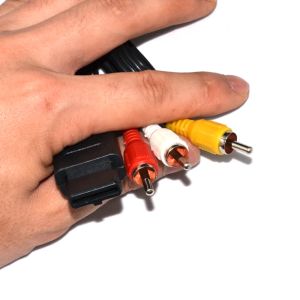 Cables 3RCA Audio TV Video Kablosu AV Kablosu N64 için GameCube için GC için SNES için