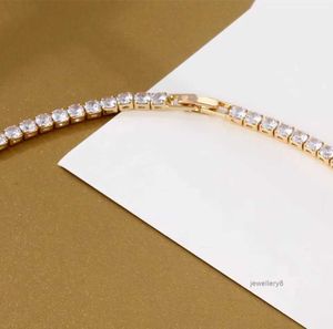 necklace bracelet Pass diamond tester Iced Out Bling Moissanite Diamond Hip Hop Jewelry 925
