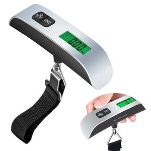 Elektronische Koffer Lage Tragbares Großhandel Digital Travel Scale wiegt Gepäckbeutel Hängende Waage Balance Gewicht LCD 110 lb/50 kg s