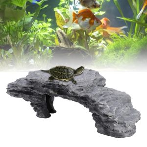 Terrariums Artificial Reptile Hiding Cave Decoration Shelter Hide Rest Cave for Aquarium Lizard Snake Turtle Hide Rest Cave Tortoise House