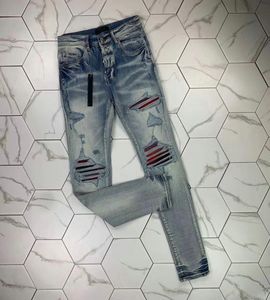 PH390 Jeans de alta qualidade Jeans de motocicleta de motocicleta Jean Rock Skinny Slim Ripped Hole Stripe Moda Snake Bordado de5629135