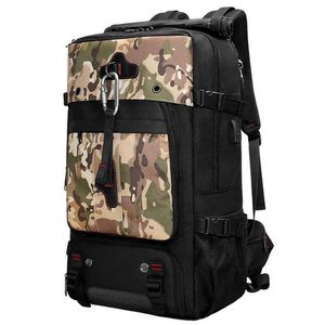 Mäns resväska ryggsäck stor kapacitet bagagepåse multifunktionell vattentät utomhus bergsbestigning väska ryggsäck 231115