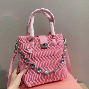 10A+ Mirror quality Designer bag Sweet Shopping Bag Folded Bag Handheld Water Bucket Bag Water Diamond Chain Tote Bag Single Shoulder Diagonal Straddle Bag