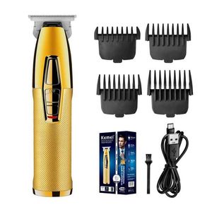 Terrimer per capelli Kemei Capelli elettrici originale Terrimer per barba per uomini Professional Cash Clipper ricaricabile per cutter Metal Cutter Barber T240507