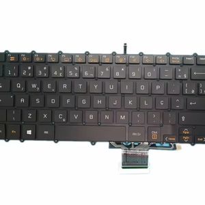 Teclado de laptop para LG 17Z95N 17Z95N-G.AAS9U1 17Z95N-G.AA78B Brasil BR preto sem quadro com retroiluminação