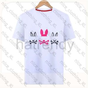 Bad Bunny Shirt Designer Summer Mens Tshirt Stampa di coniglio Coppia a maniche corte T-shirt Business T-shirt Psyco Tees 3xl 399