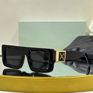 Kobieta projektantka prostokątne okulary przeciwsłoneczne z włóknem octanowym metalowa klasyczna retro duża rama w połączeniu z ultra grubą ramą OE 049 Women i męskie luksusowe okulary przeciwsłoneczne
