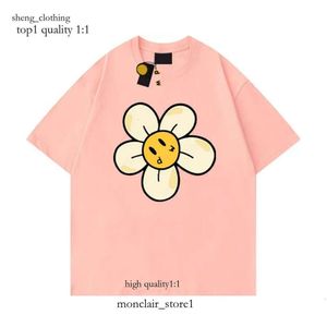 Draws Shirt Men's Designer Face Summer Women's Tee Loose Tops Round Neck Hoodie Floral Hat Small Yellow Face Drawdrew 5372 6886