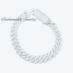 Pass The Diamond Test Gold Plated Sterling 925 Silver Designer Bracelets Hip Hop Jewelry VVS Moissanite Bracelet For Men