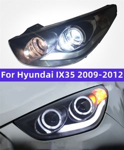 Узел фар для Hyundai IX35 2009-2012 Модифицированный передняя лампа