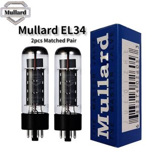 Verstärker Mullard EL34 Vakuumrohr HiFi -Audioventil ersetzt 6CA7 KT77 KT90 5881 6P3P KT66 TUBE Amplifier Kit DIY Matched Quad