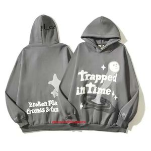 Trasiga planet hoodies grafisk tee designer tryckt mens y2k hoody 3d skum graffiti bokstav tröja hip hop hajuku tröjor tröjor kvinnor långärmad kostymer 6421