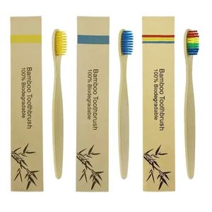 10 pezzi ecologici ecologici ecologici Bamboo per setole morbide biodegradabili per adulti senza plastica spazzolino da denti spazzolino